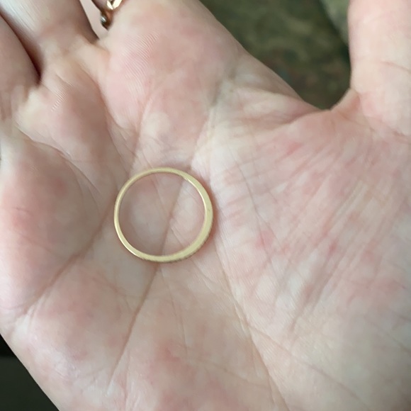 Real DIAMONDS & 14K ROSE GOLD pave diamond band ring size 6 💯 jewelry diamond - Picture 12 of 14